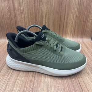 Kizik Lima Hands-Free Sneakers Olive Green Mens 9.5 Womens 11 DATHOG08-10